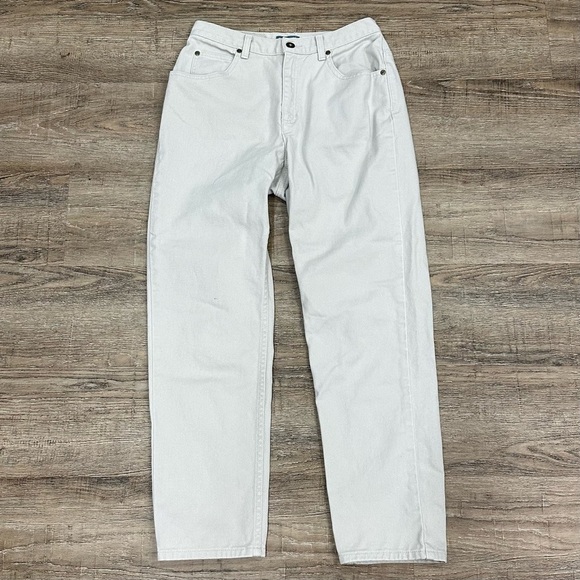 Liz Claiborne Denim - Liz Claiborne Light Gray Straight Jeans